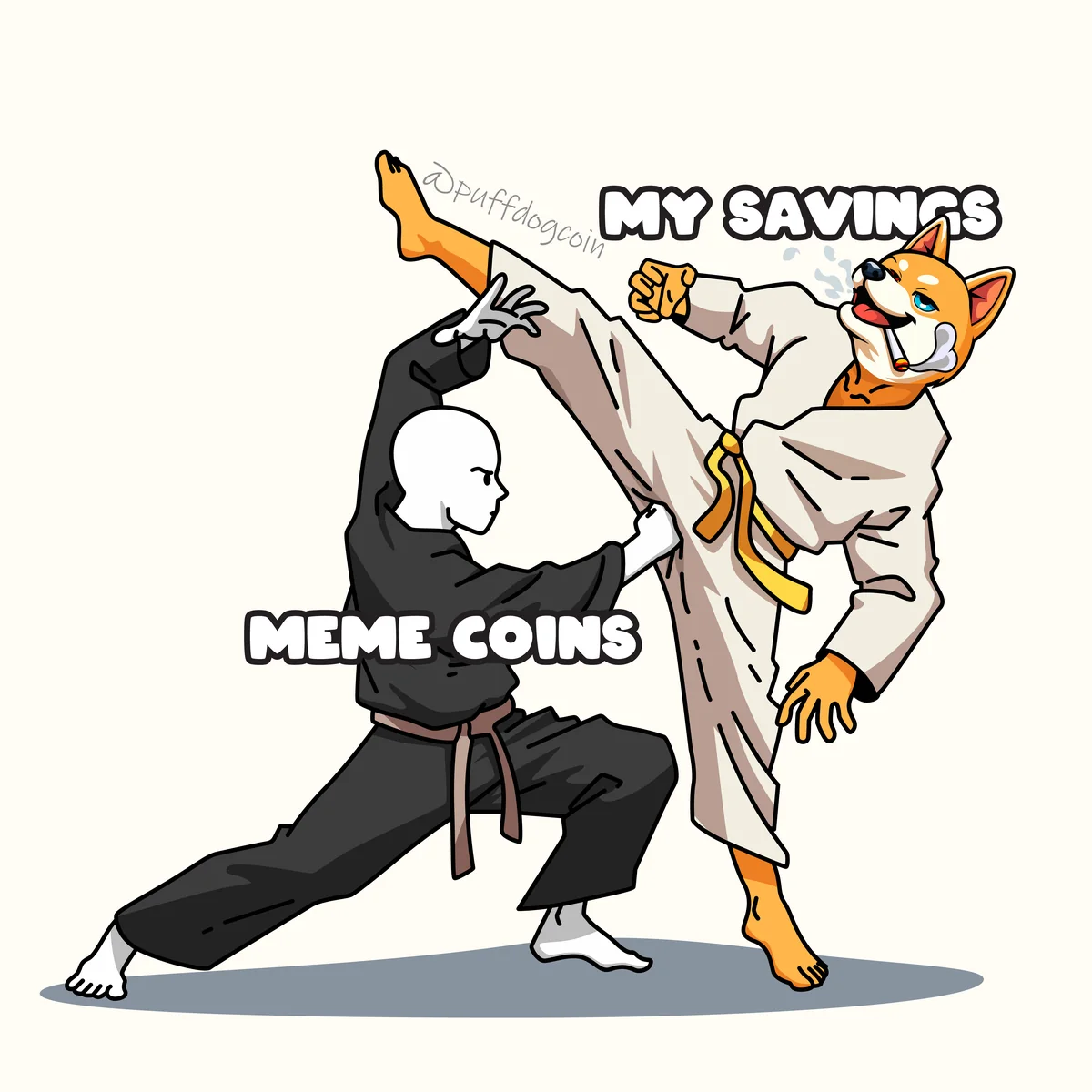 My savings vs meme coins