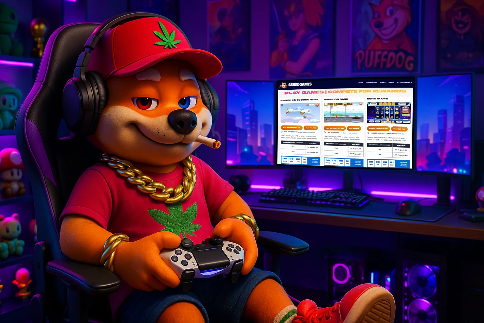 Puff Dog gaming